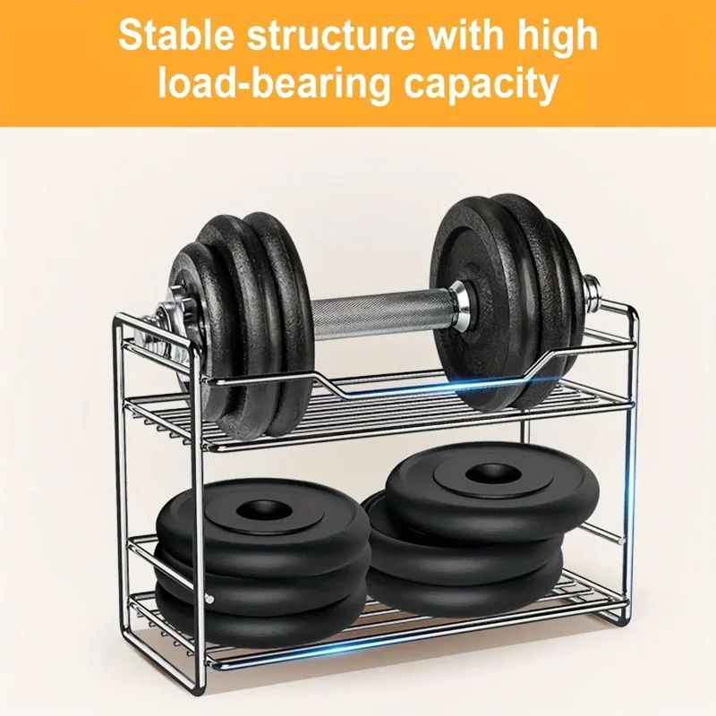 2 Tier Stainless Steel Kitchen Organizer Countertop Shelf, Seasoning Organizer, Modern Sturdy Spice Rack for Kitchen, Bathroom