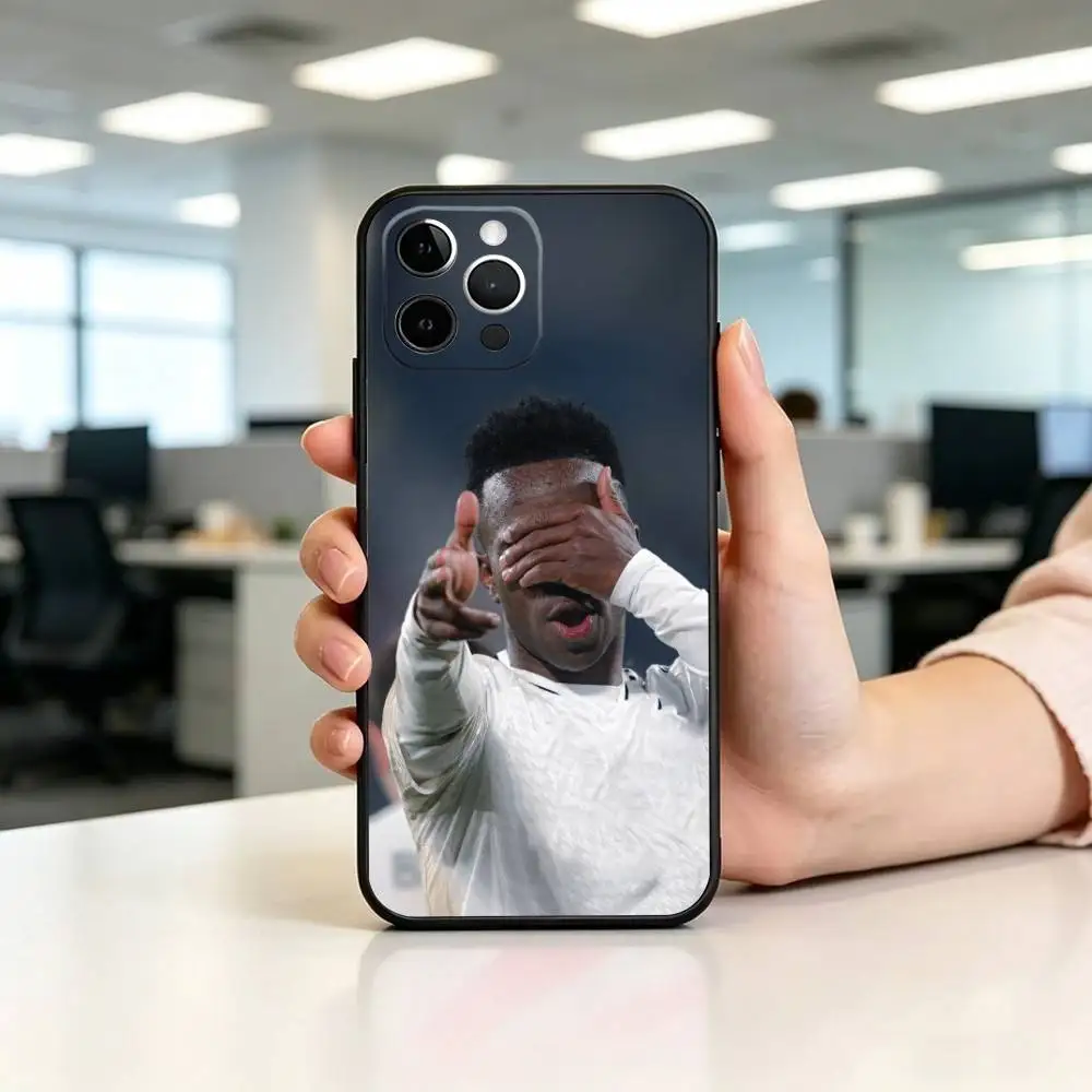 Vinicius-S J-Junior Football Sport Phone Case Silicone Soft For IPhone 17 16 15 14 13 12 11 X XR Plus Pro Max Plus