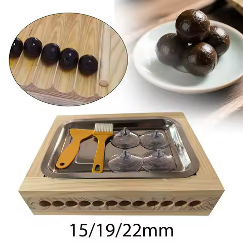 Versatile Manual Meatball Maker Wood Ball Roller Easy to Use Kitchen Tool for Various Ball Recipes