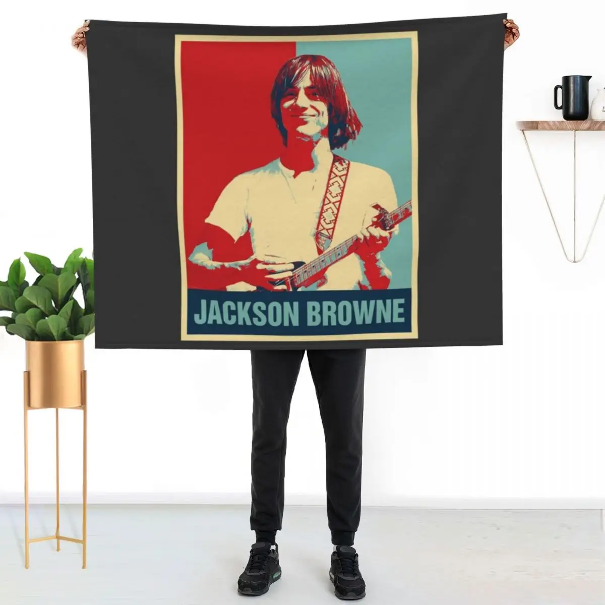 Design Men Best Legend Jackson Singer Anime Gift For Browne Show Throw Blanket Beach Quilt Large Bed linens Blankets