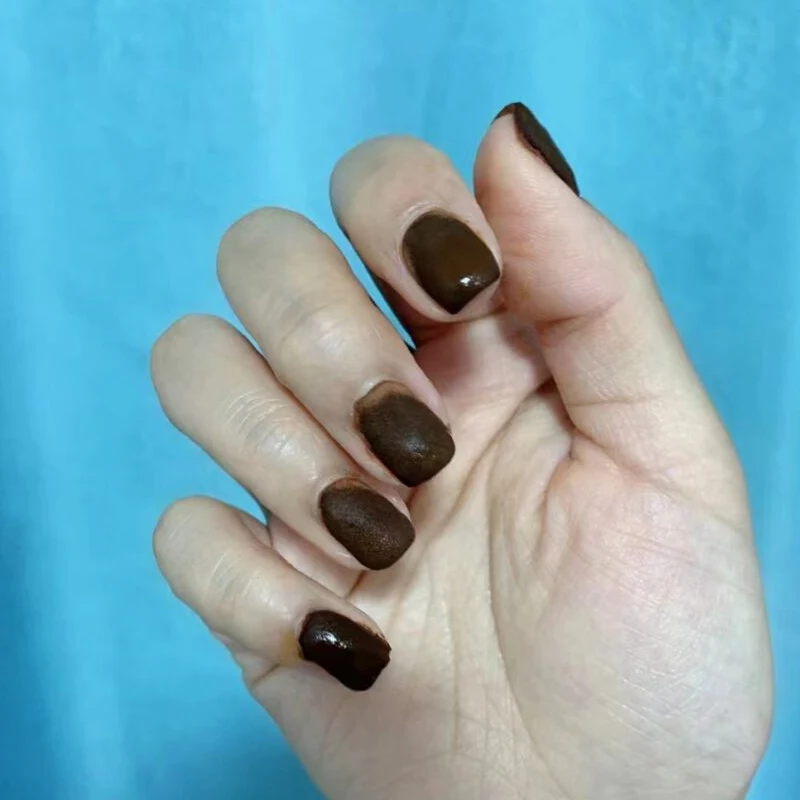 Natural Plant Henna Powder DIY Handmade Wine Red Black With Tools Nail Art Natural Dyeing Color Long Lasting Luster 30g - view 5