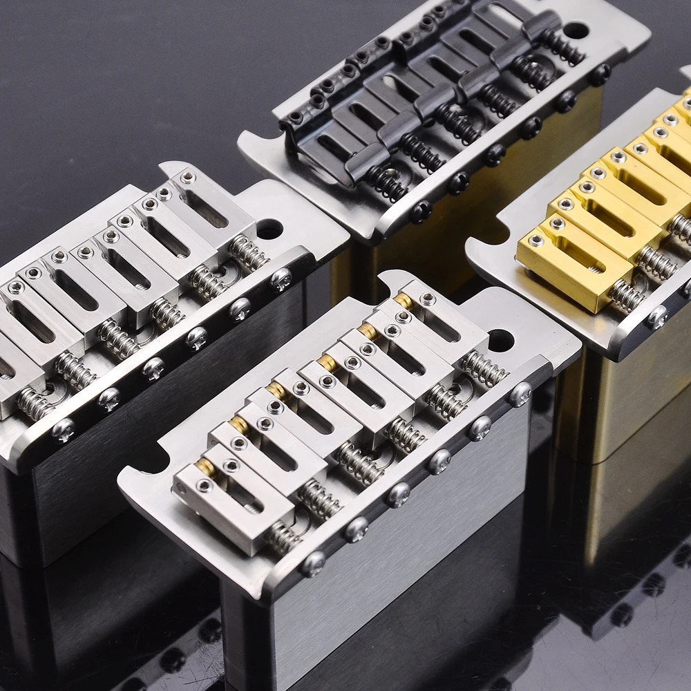 

2-точечный бридж системы тремоло в стиле 510 с седлом из нержавеющей стали/латуни/титанового сплава 10,5 мм и блоком для St/Ibz