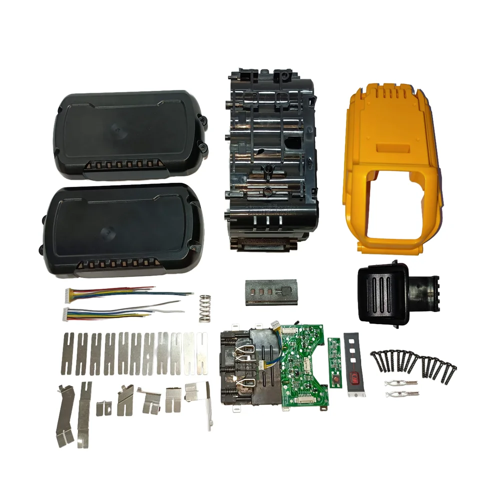 

For DEWALT 20V 60V tool battery sleeve black and yellow DCB612 DCB609 12AH 15 core 21700 BMS ordinary model