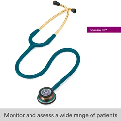 Classic III Rainbow-Finish Monitoring For 3M Littmann Stethoscope with 27