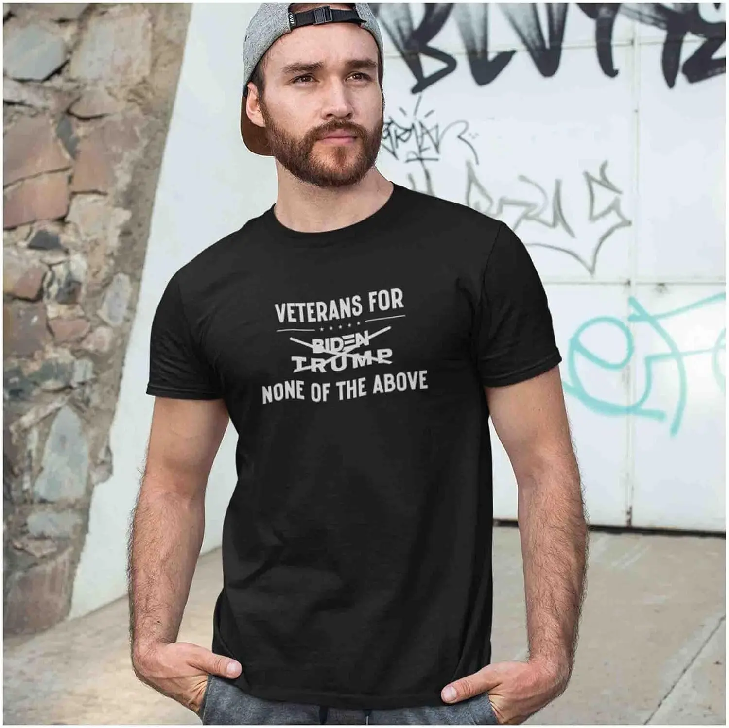 Veterans for None of The Above 2024 Custom T-Shirt