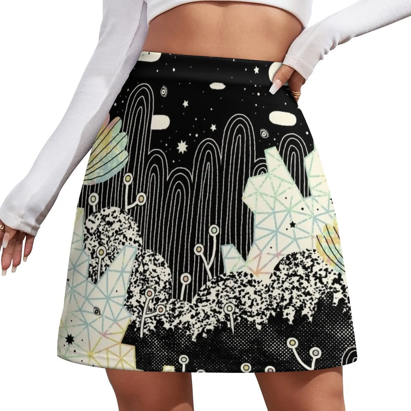 

Into the Unkown... Mini Skirt korean skirt womans clothing korean luxury clothing