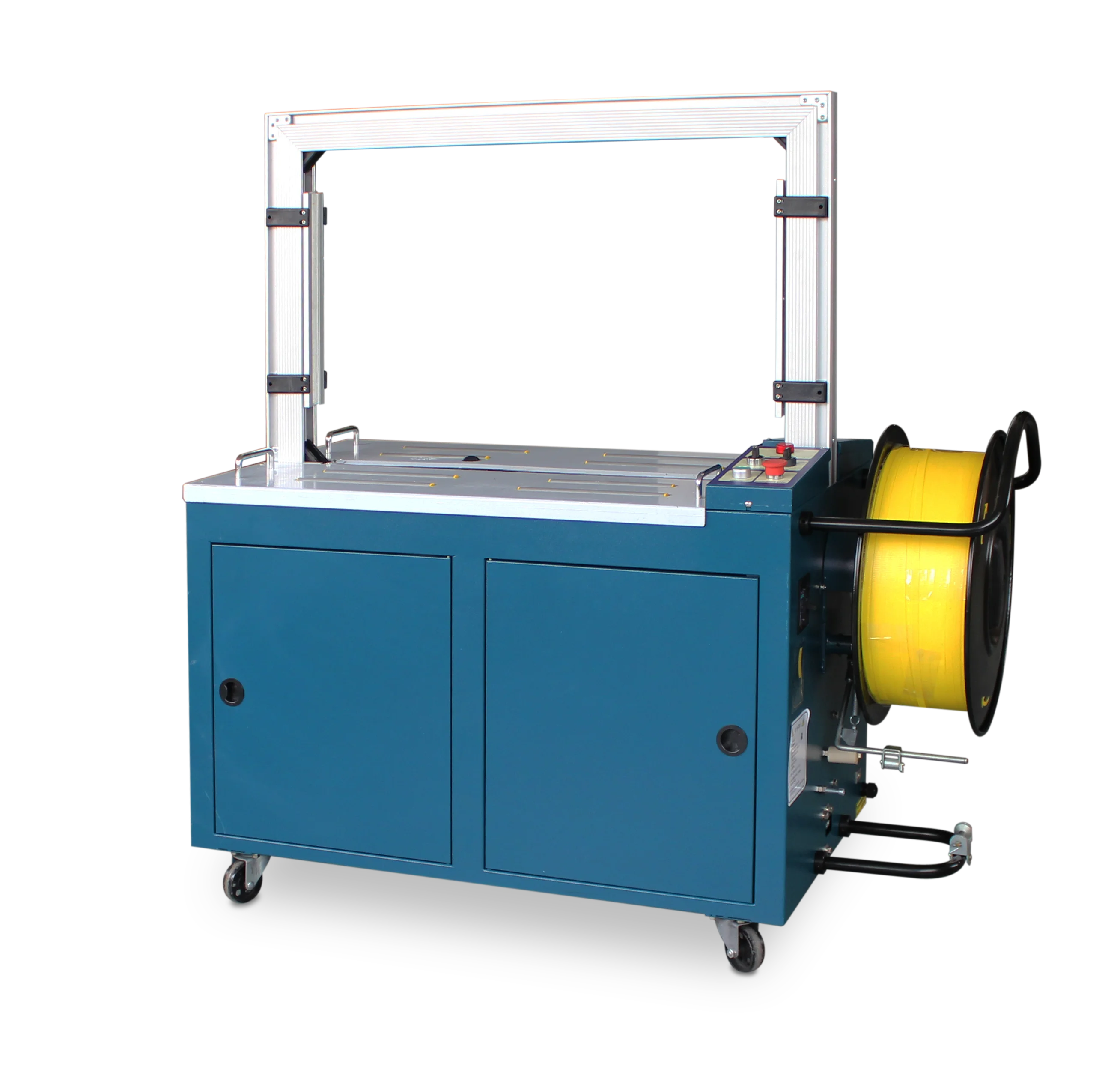 Multi-function fully automatic PLC control carton side PP strapping machine for food and beverage packaging