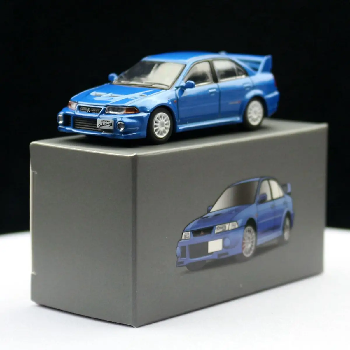 1/64 Mitsubishi Evolution EVO 6 VI Miniature Model JKM 1:64 Premium Toy Car Vehicle Free Wheels Diecast Alloy Collection Gift