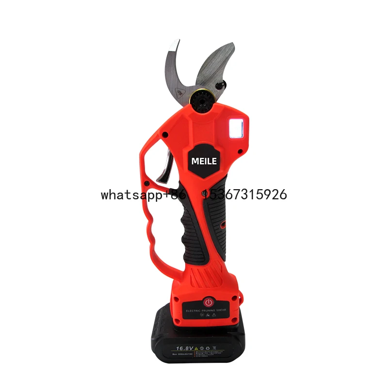 Professional Cordless Electric Pruning Shears with 2 Rechargeable 2.0 Ah Lithium Battery Tree Branch Pruner