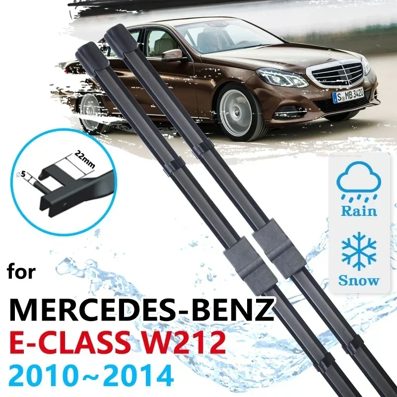 For Mercedes Benz E Class 220 250 W212 2010 2011 2012 2013 2014 Cleaning Windscreen Windshield Accessories Car Front Wiper Blade