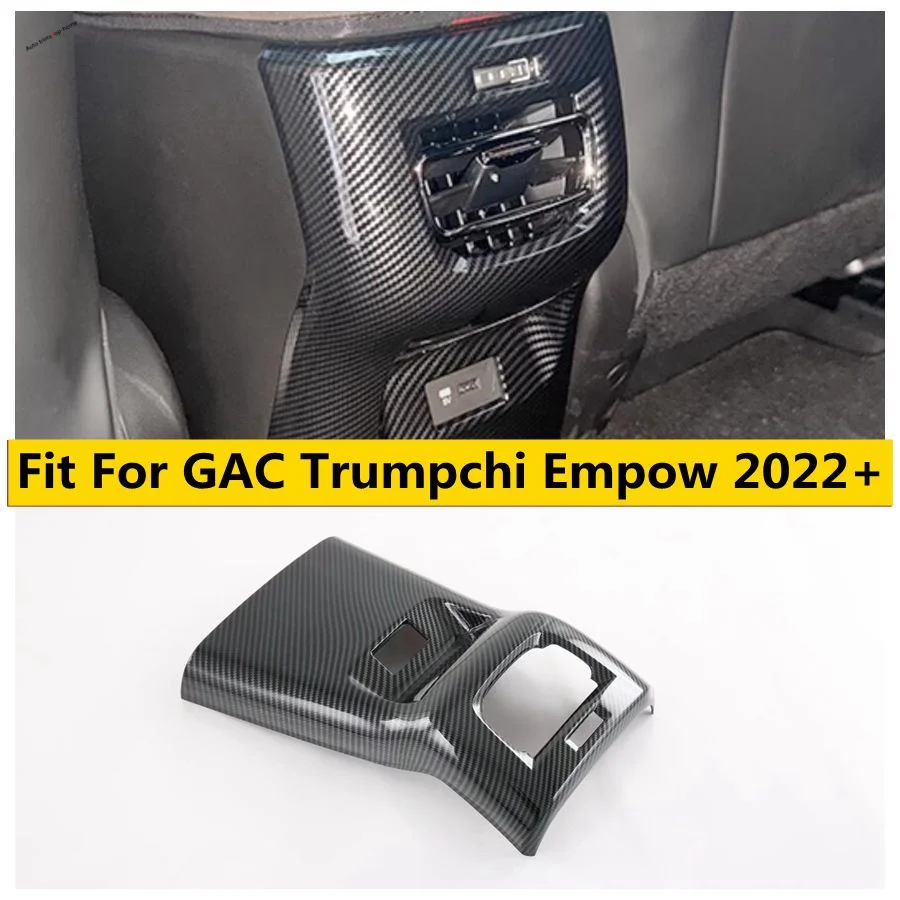 

Armrest Rear Air Conditionnal Vent Cover Trim AC Outlet Decor Frame Fit For GAC Trumpchi Empow 2022 2023 2024 Car Accessories