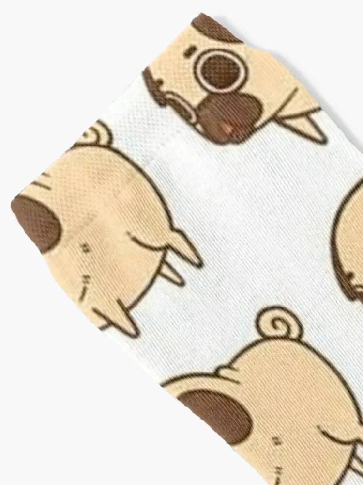 Pug Dog Art Pugs puppy funny cute dogs I love Pugs Socks Men's set Designer Man Socks Women's