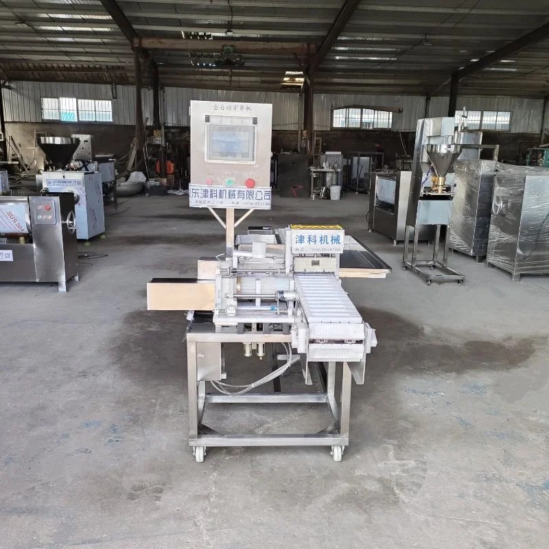 Automatic BBQ Skewer Threading Machine for Effortless Cooking BBQ Restaurant