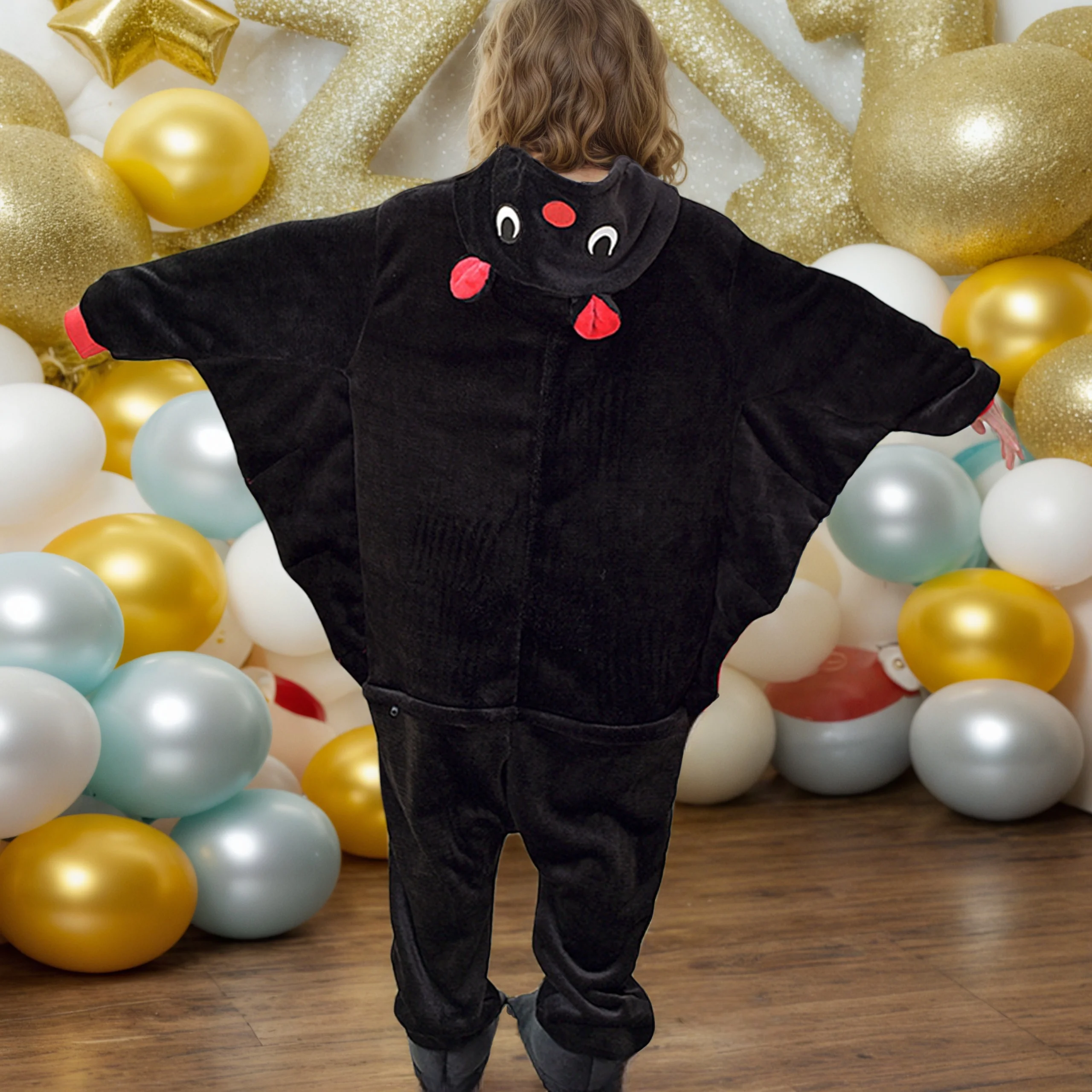 

Children Pyjamas Halloween Pajamas Animal Kigurumi Bat Costume Cartoon Anime Cosplay Clothes for Kids Boy Girl Winter Onesies
