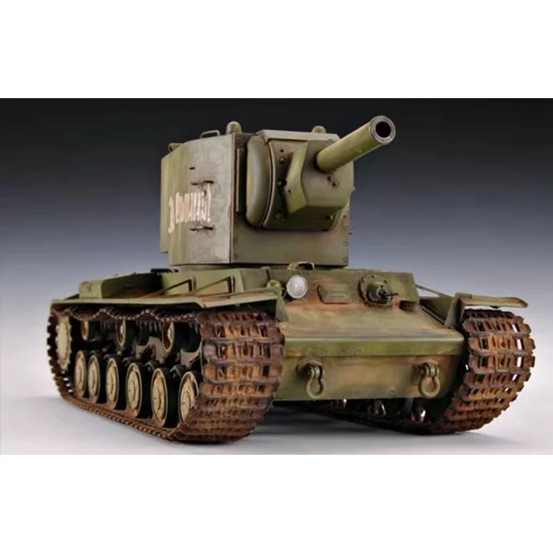 

1/35 Вторая мировая война, советская красная армия, КВ-2 танка, военная сборка, модель бронетранспортера, игрушка 00312
