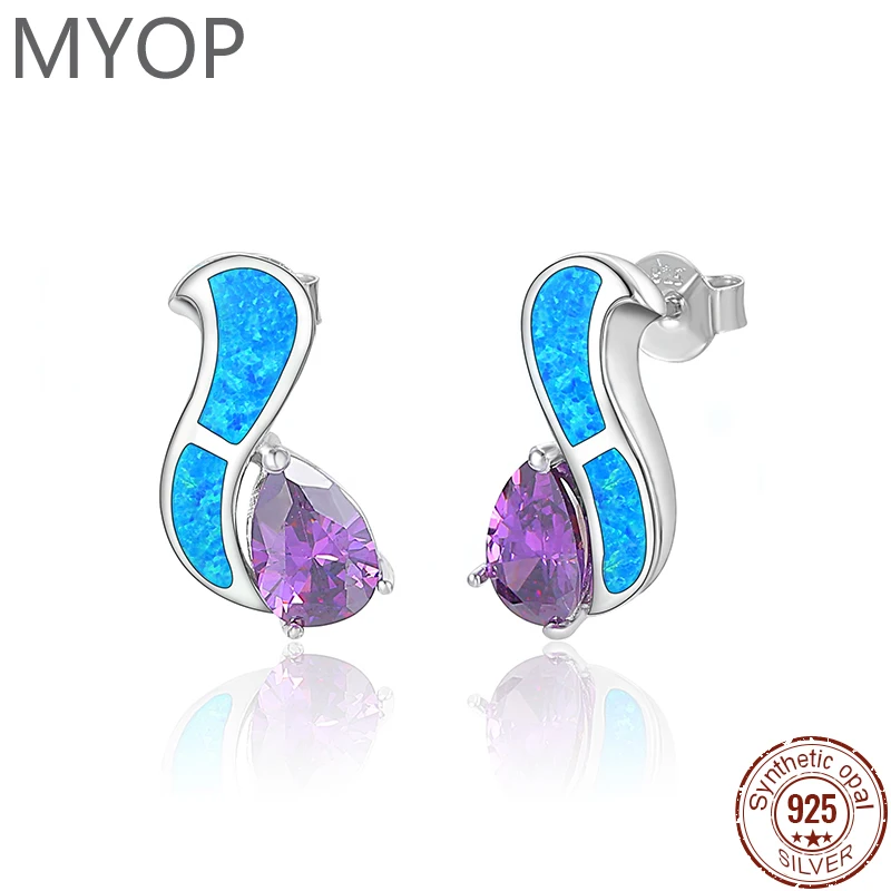 XYOP 2024 Jewelry 925 Sterling Silver Jewelry Opal earrings magnificent temperament unique stunning