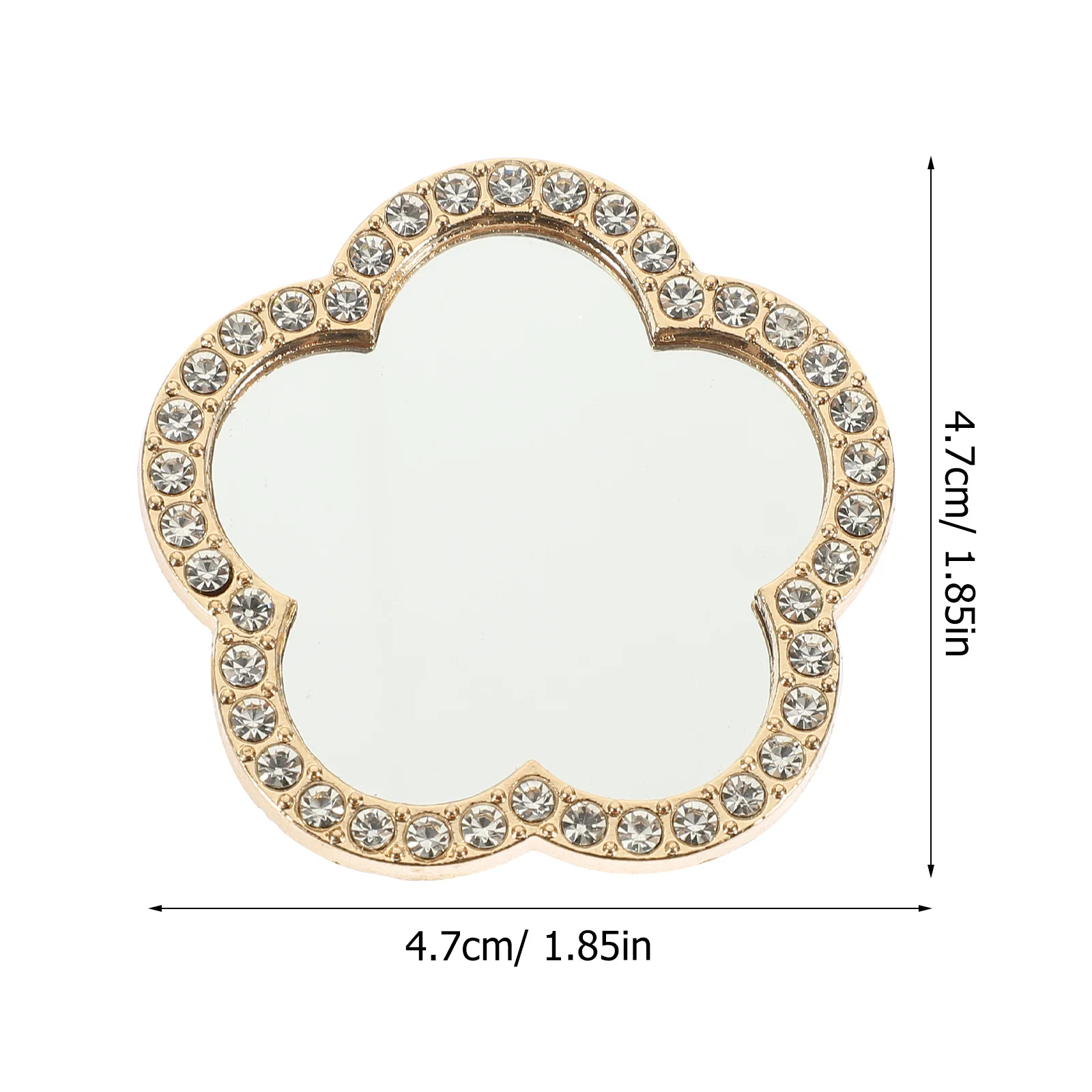ADOCARN 6 قطع مرآة كاميرا هاتف صغيرة لصور السيلفي والبث أداة انعكاس العدسة الخلفية