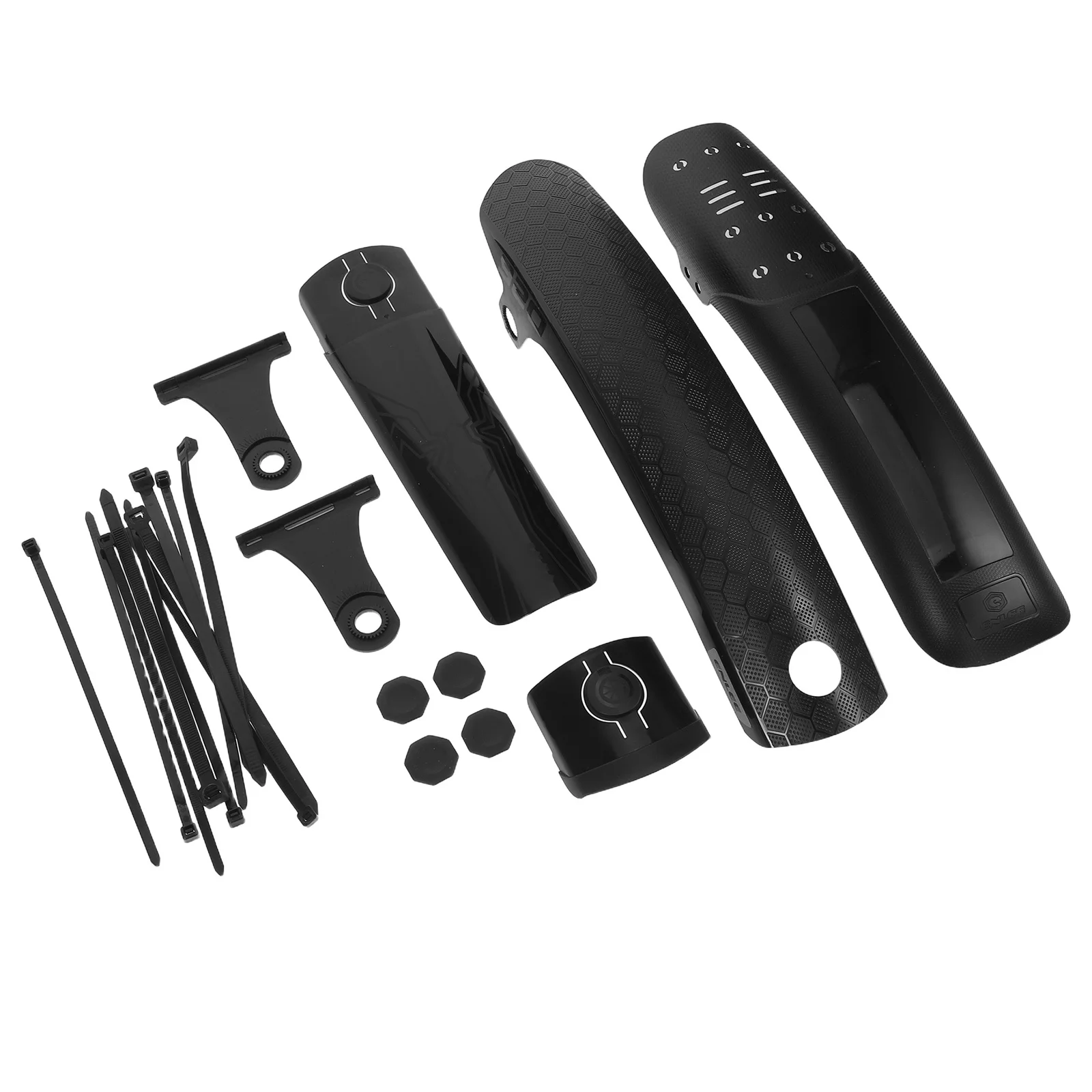 

1 Set Mountain Bike Mud Guard Quick Release 26/27.5/29 Inch Extended Wide Design Downhill Rain Splash Protection Universal Fit