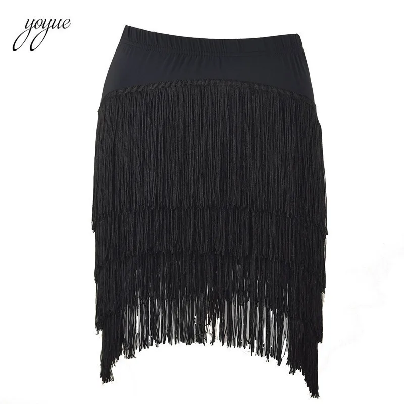 YOYUE 1Yard/lot 10CM Long Lace Fringe Trim Polyester Tassel Fringe Trimming Diy Latin Dress Stage Clothe Accessories Lace Ribbon