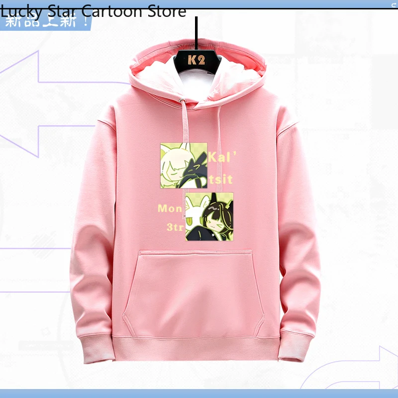 Regalo del juego Halloween Kal'tsit Arknights Anime manga larga abrigo Unisex Sudadera con capucha moda Cool Sudadera con capucha Top disfraz de Cosplay