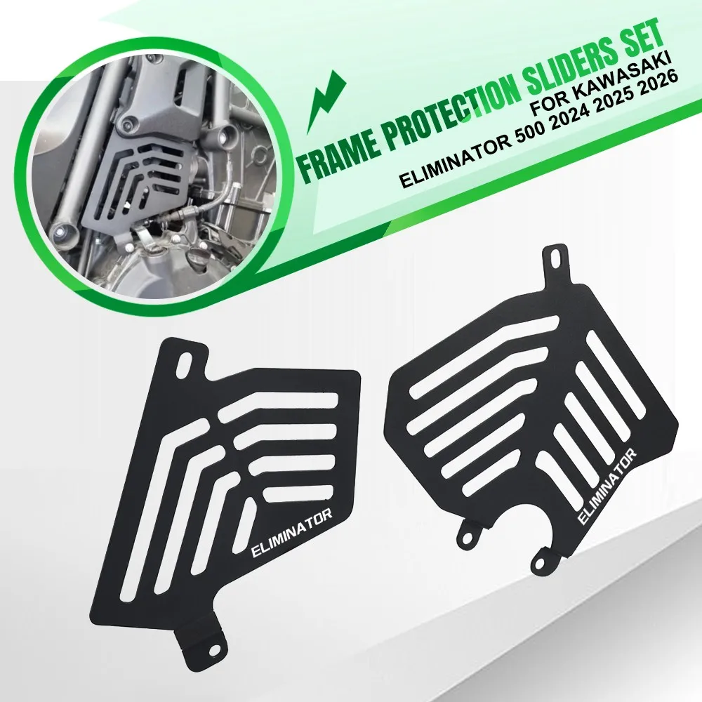 

Motorcycle Accessories Engine Cover For Kawasaki Eliminator 500 2024 2025 2026 New Clutch Cover Protection Set 500 Eliminator