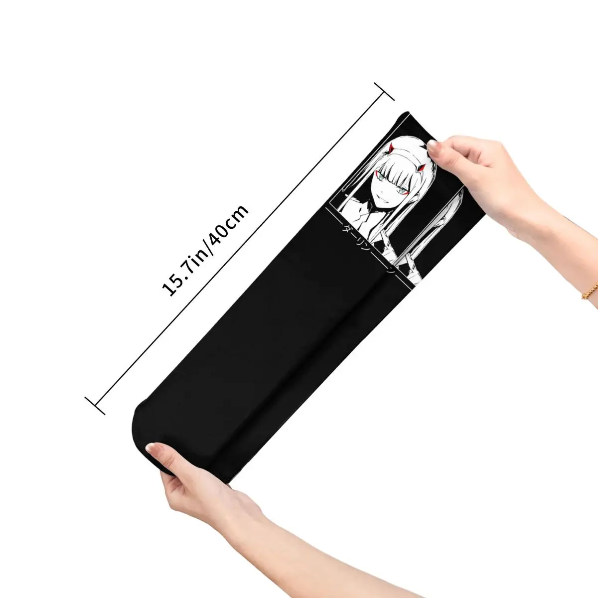 Funny Zero Two Darling In The Franxx Woman Socks 2022 Men Bike Socks