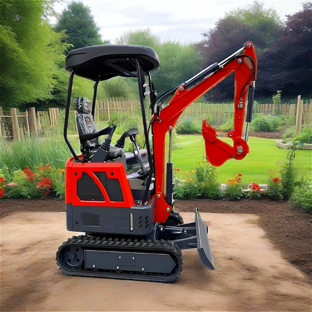 0.8t crawler small multi-purpose agricultural excavator