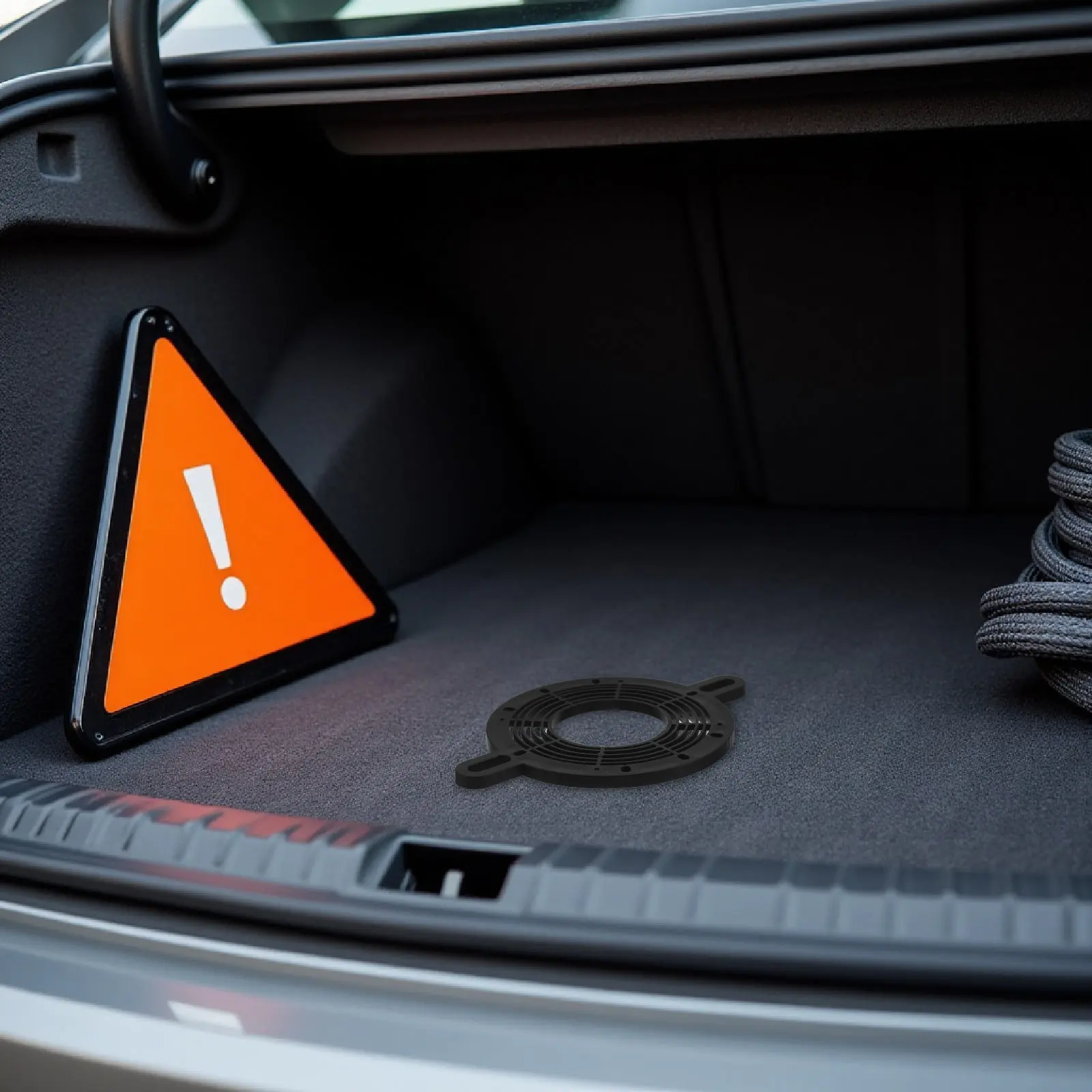 

2 шт. адаптерных колец для автомобильных динамиков - универсальные центральные прокладки 5.5x3.8 дюйма - черные пластиковые проставки для динамиков и сабвуферов