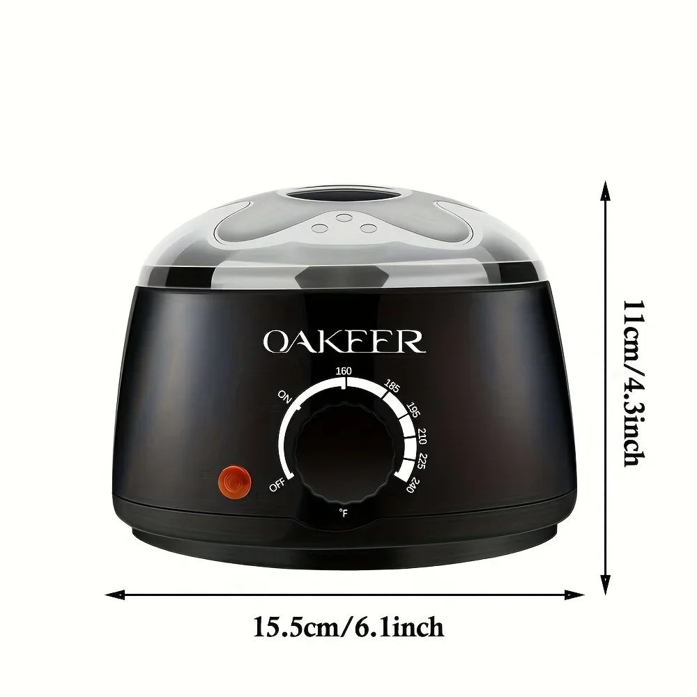 [Вилка европейского стандарта] Машина для плавления черного воска 200 мл + набор восковых бобов 200 г, нагрев воска, машина для удаления волос и восковой терапии Восковые полоски