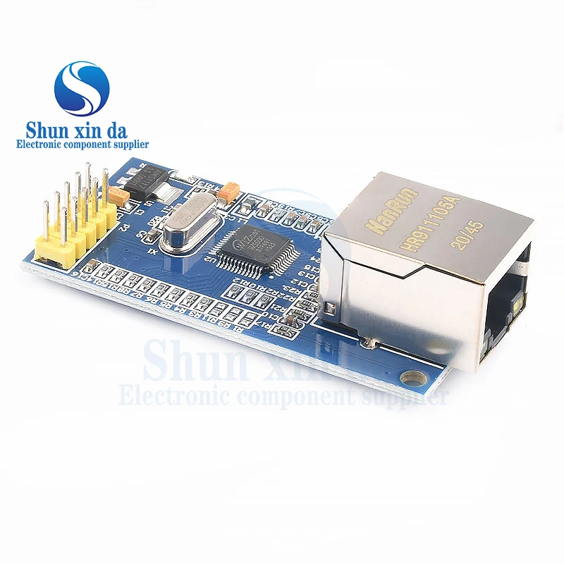 Сетевой модуль локальной сети W5500 Ethernet Shield Поддержка программы микроконтроллера TCP/IP 51/STM32 с 32 КБ SPI 3,3 В/5 В через W5100