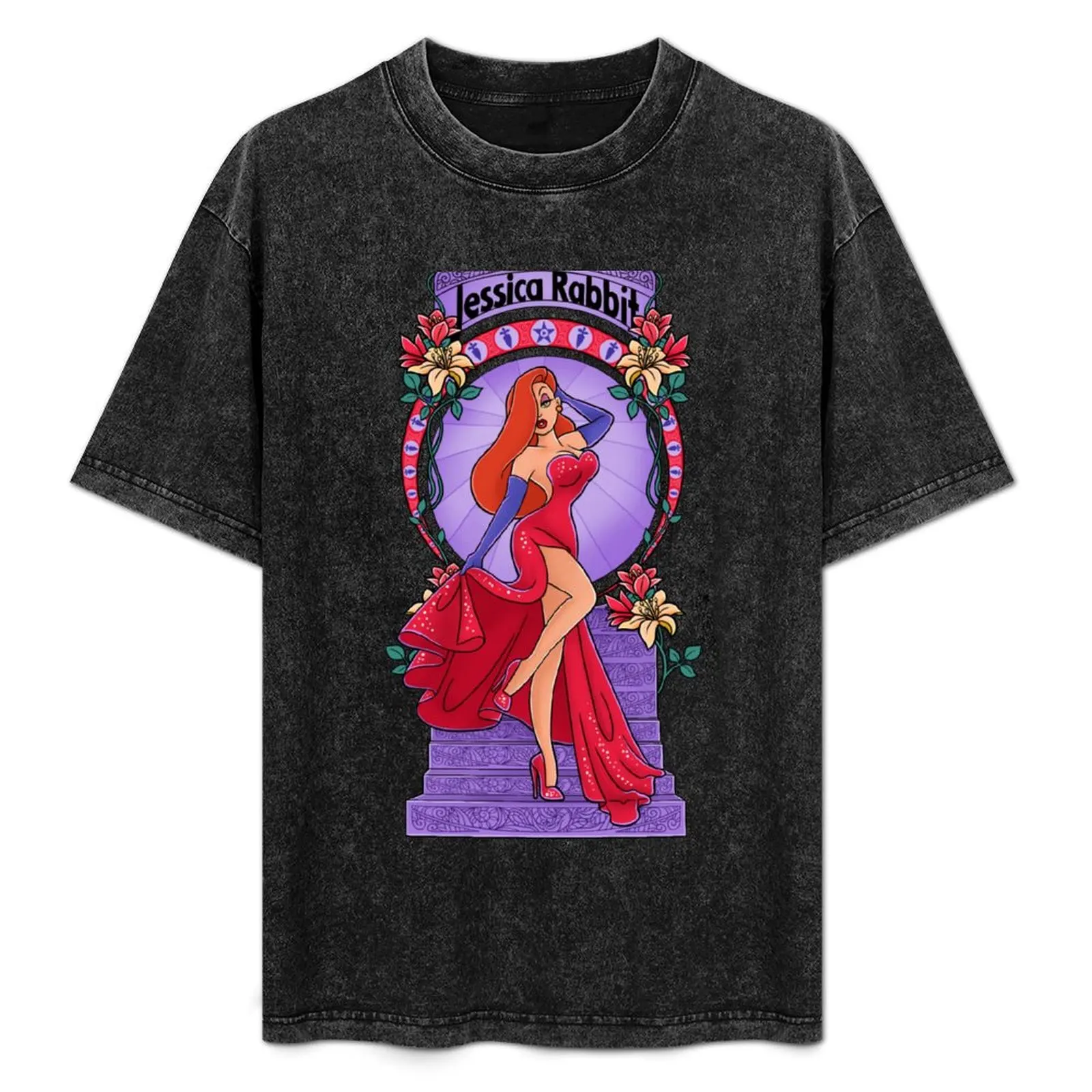 

Jessica Rabbit Art Nouveau T-Shirt Casual Basic Street Style T-Shirt