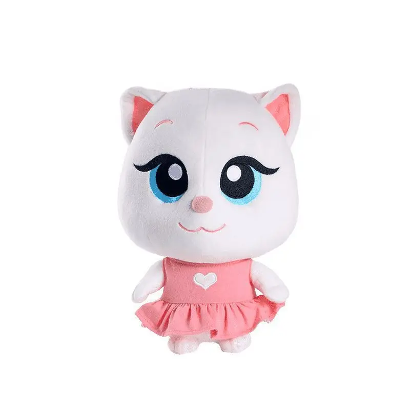 Talking Tom Cat Family Uncharged Plush Doll Children's Birthday and Holiday Gifts, Soothing Sleeping Doll Interior Decoration