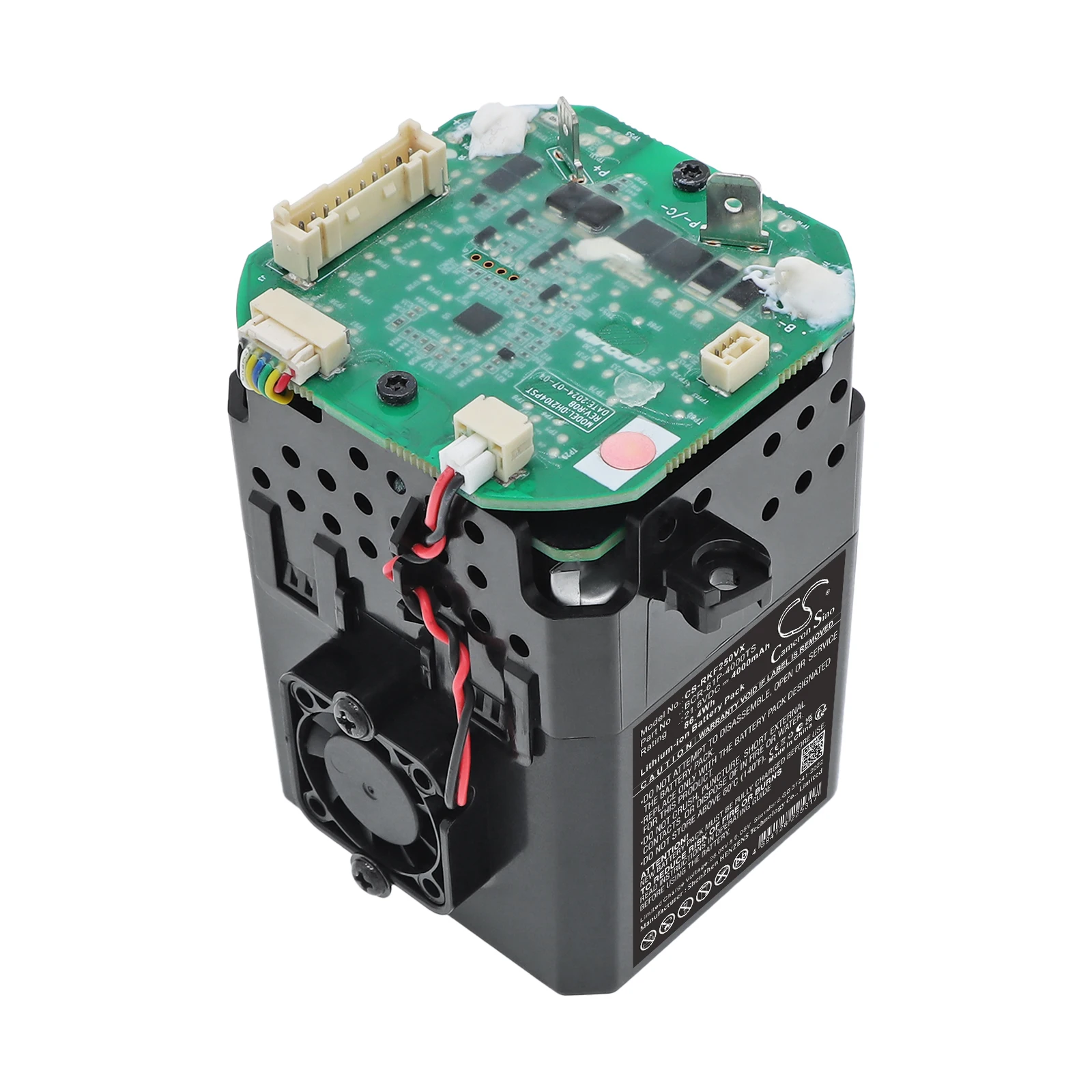 CS Replacement Battery for Roborock F25, F25 LT, F25 RT PN:BCR-61P-4000TS 4000mAh / 86.4Wh view 4