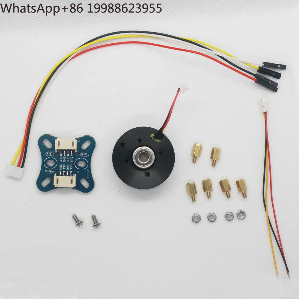 Support FOC Control 2804 Hollow Shaft Brushless DC Motor+ AS5600 Magnetic Encoder Set Hall Sensor Outer Rotor BLDC Motor Kit