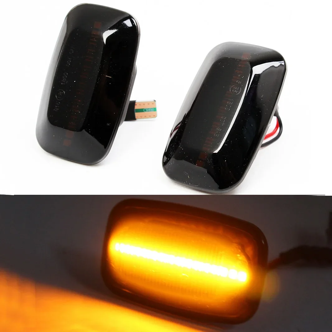 For Toyota Land Cruiser LC100 LC70 LC80 70 80 100 Series Hilux Celica Previa LED Dynamic Turn Signal Light Side Marker Indicator