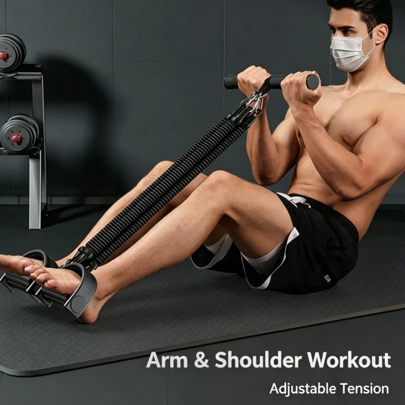 Multifunctional Foot Pedal Resistance Band Fitness Equipment For Home Abdominal Sit Up Gear