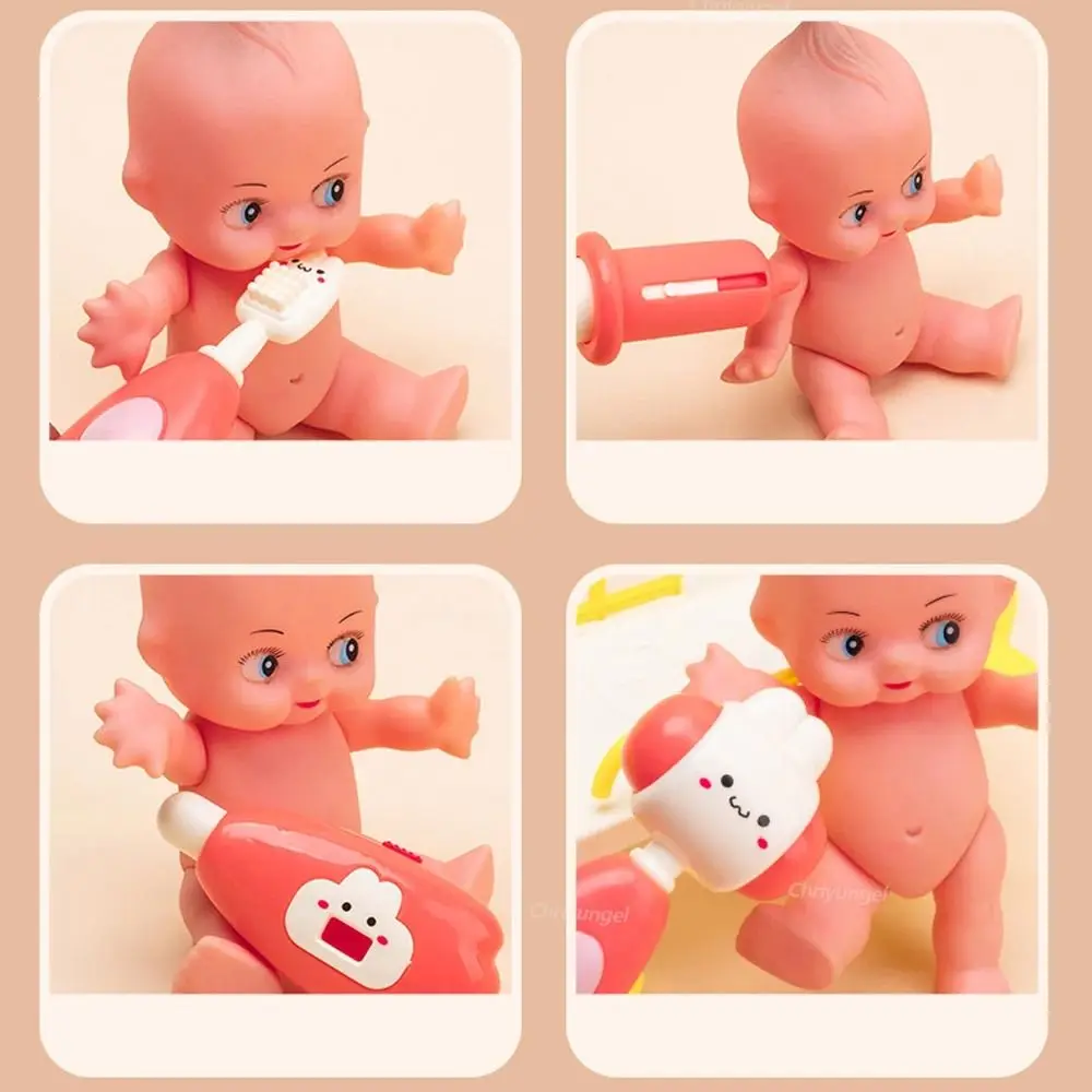 ชุดของเล่นบทบาทสมมติคุณหมอฟัน ชุดจำลองการเล่นบทบาทสมมติ ของเล่นเสริมพัฒนาการ ชุดเครื่องมือแพทย์พร้อมหูฟังแพทย์ สีฟ้า/ชมพู