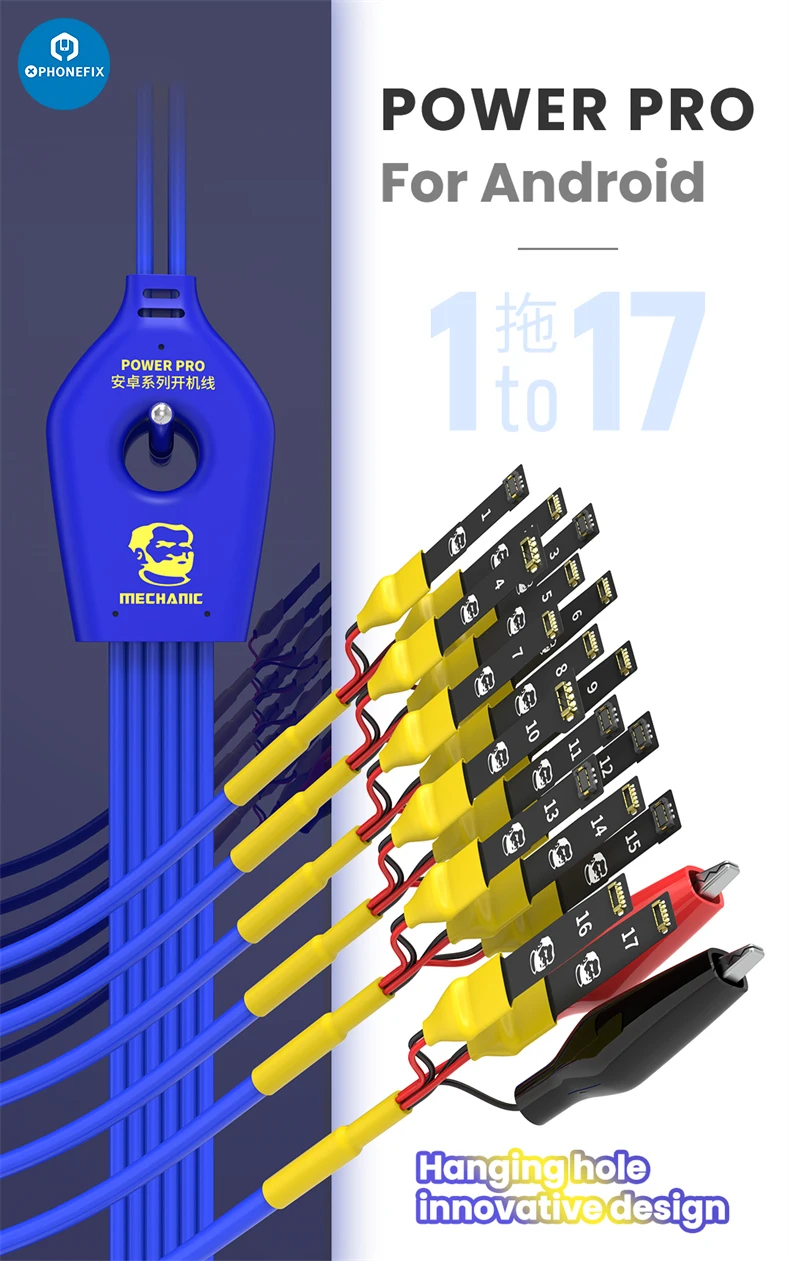 MECHANIC Professional Power Air Power Pro Boot Cable para iPhone 6G-14 Pro Max Samsung Android Mobile Phone Boot Line