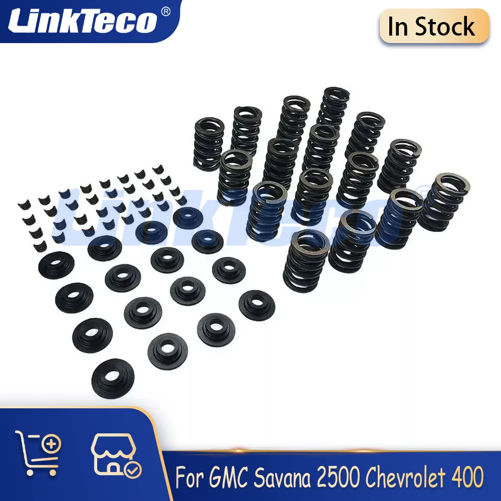 New RV HP Z28 Style Valve Springs Set Retainers & Locks Set For Chevrolet Chevy SBC 350 400 327 307 305 VK55807 5.7L .500