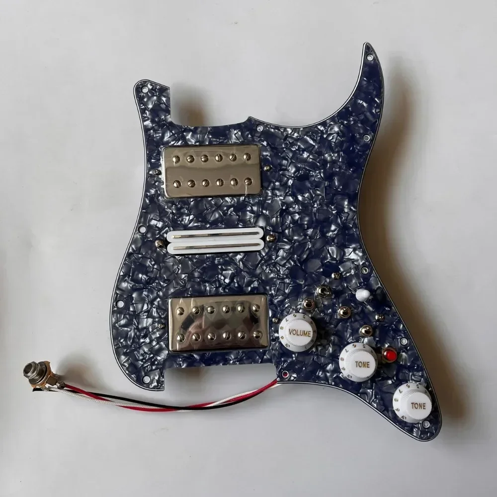 

HSH Guitar Prewired Loaded Pickguard Set Mini Humbucker Pickups Loaded Scratchplate, for Guitar Parts Replacement