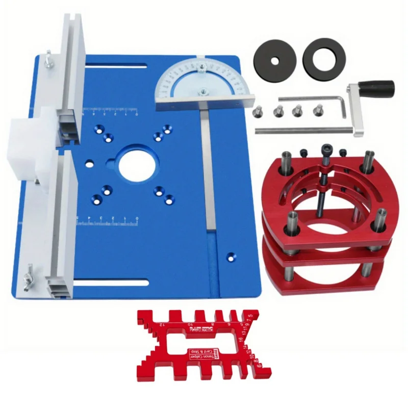 Electric Wood Milling Lifting Base Aluminum Alloy Inverted Plate Engraving Machine Slotting Trimming Chamfering Tabletop