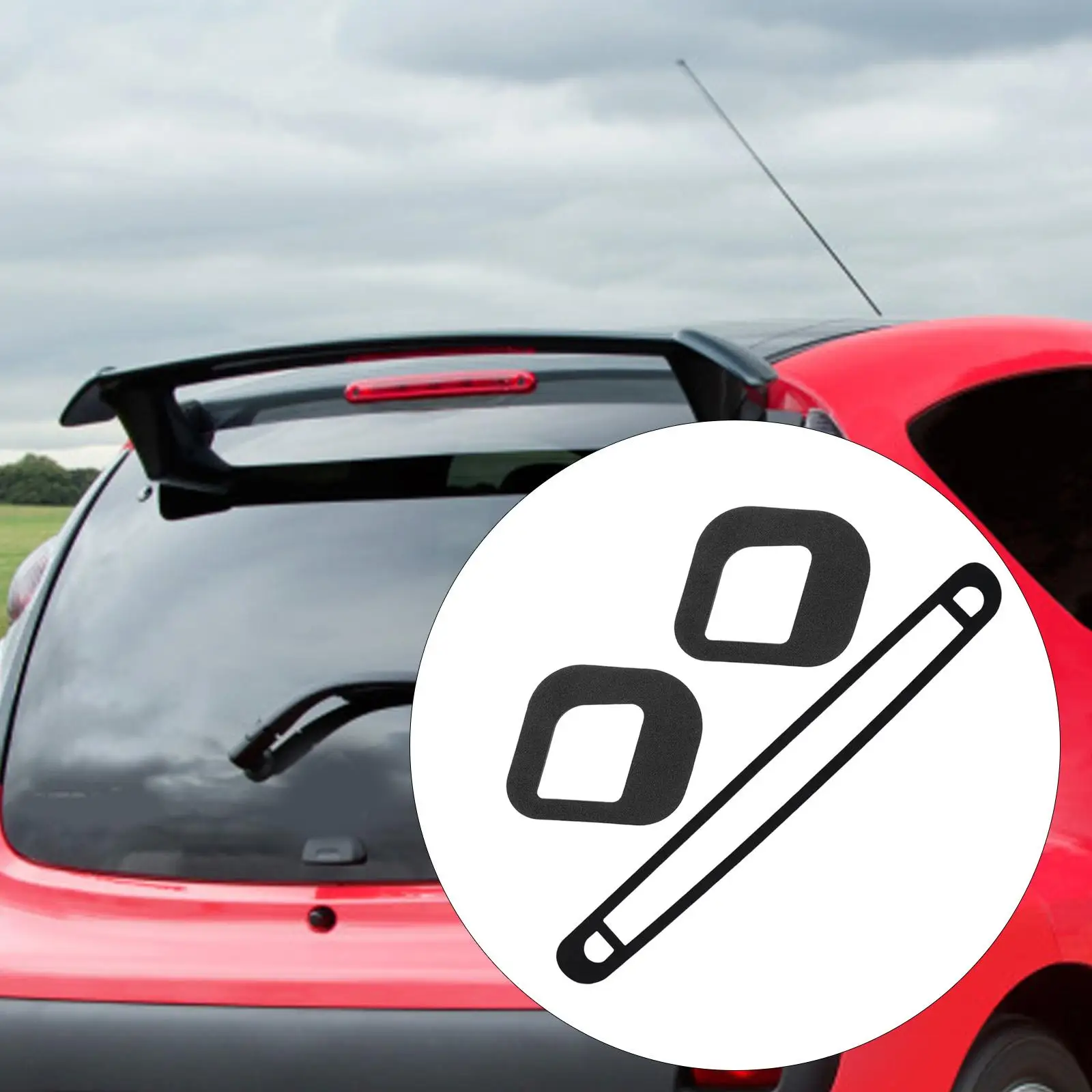 

Уплотнитель стоп-сигнала для Citroen C1 2005-2014, черный, износостойкая замена