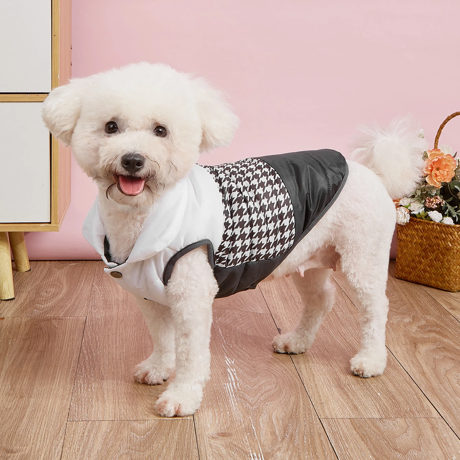 Winter Dog Jacket Windproof Warm Coat For Small And Medium Dogs_voghion.com