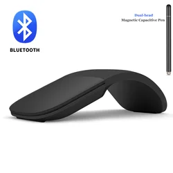 Bluetooth Arc Touch Mouse For Microsoft Surface Wireless Ergonomic Mause Computer 3D Silent Laser Mice For Laptop PC Windows