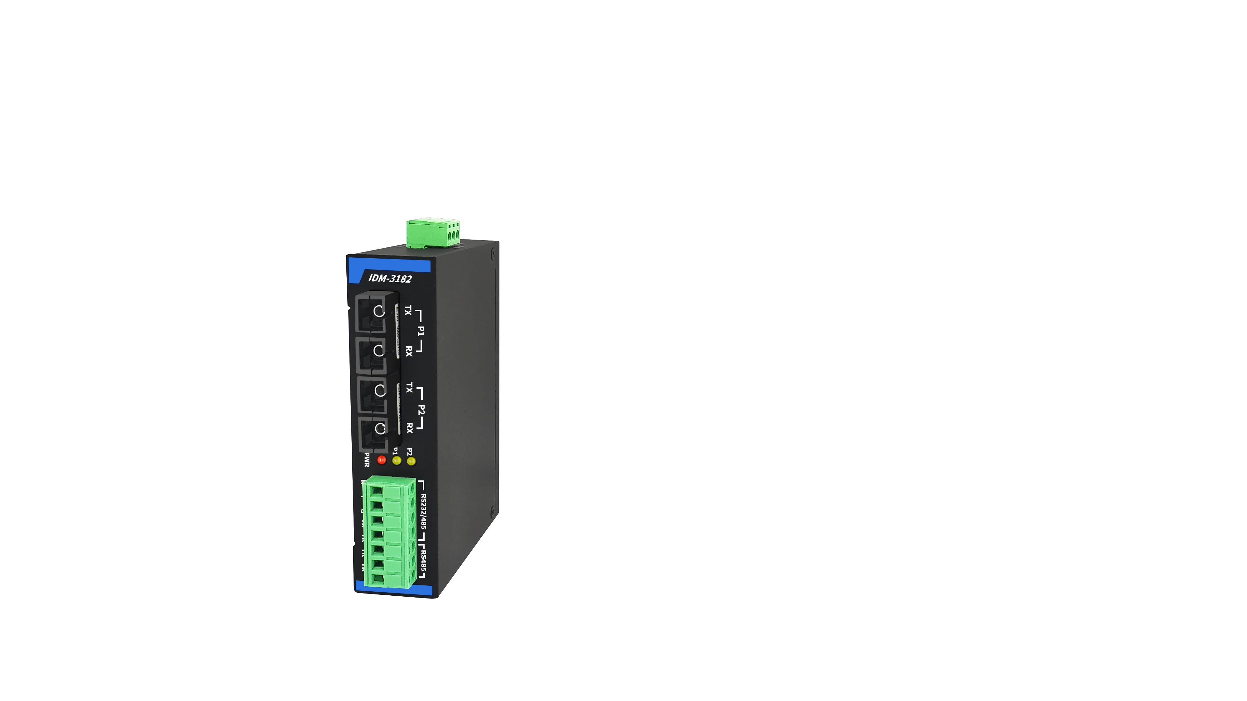 IDM-3182-FC1 Serial Port Ring Network Optical Transceiver RS485 Optical Fiber Self-Healing Converter transceiver RS232