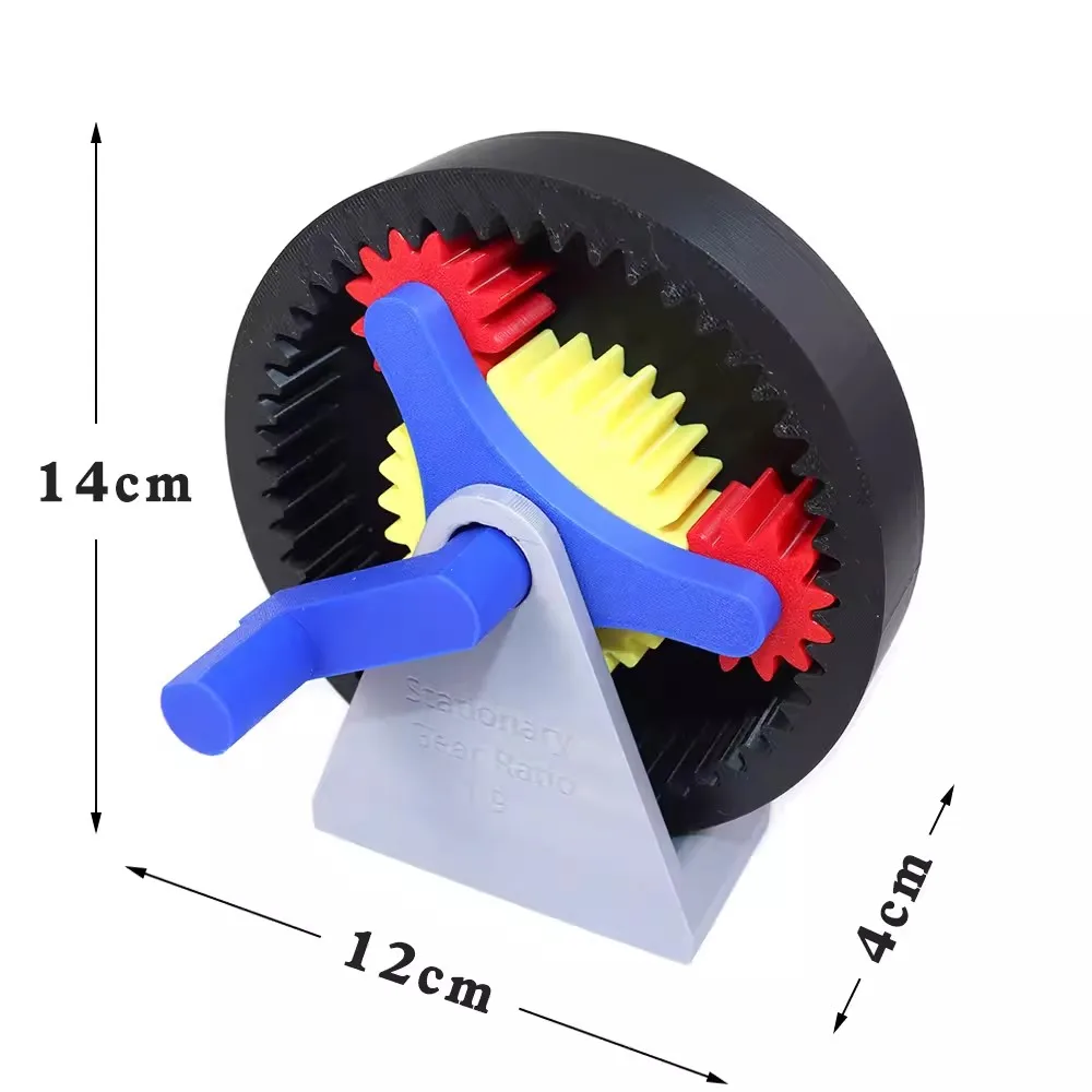 Imagem -06 - Montável Planetary Gear Modelo Engrenagem Mecânica Grupo Sistema de Transmissão Kit Faça Você Mesmo 3d Printed Sun Gear