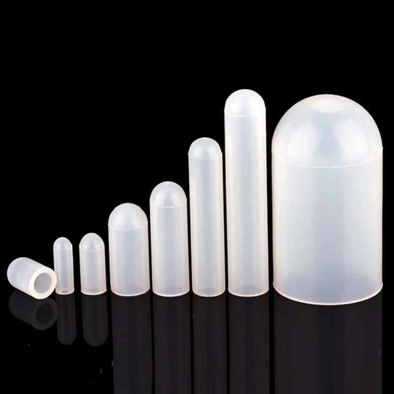 Silicone High-Temperature Resistant Protective Sleeve Screw Anti-Collision Powder Coating Electroplating Rubber Dust Cap