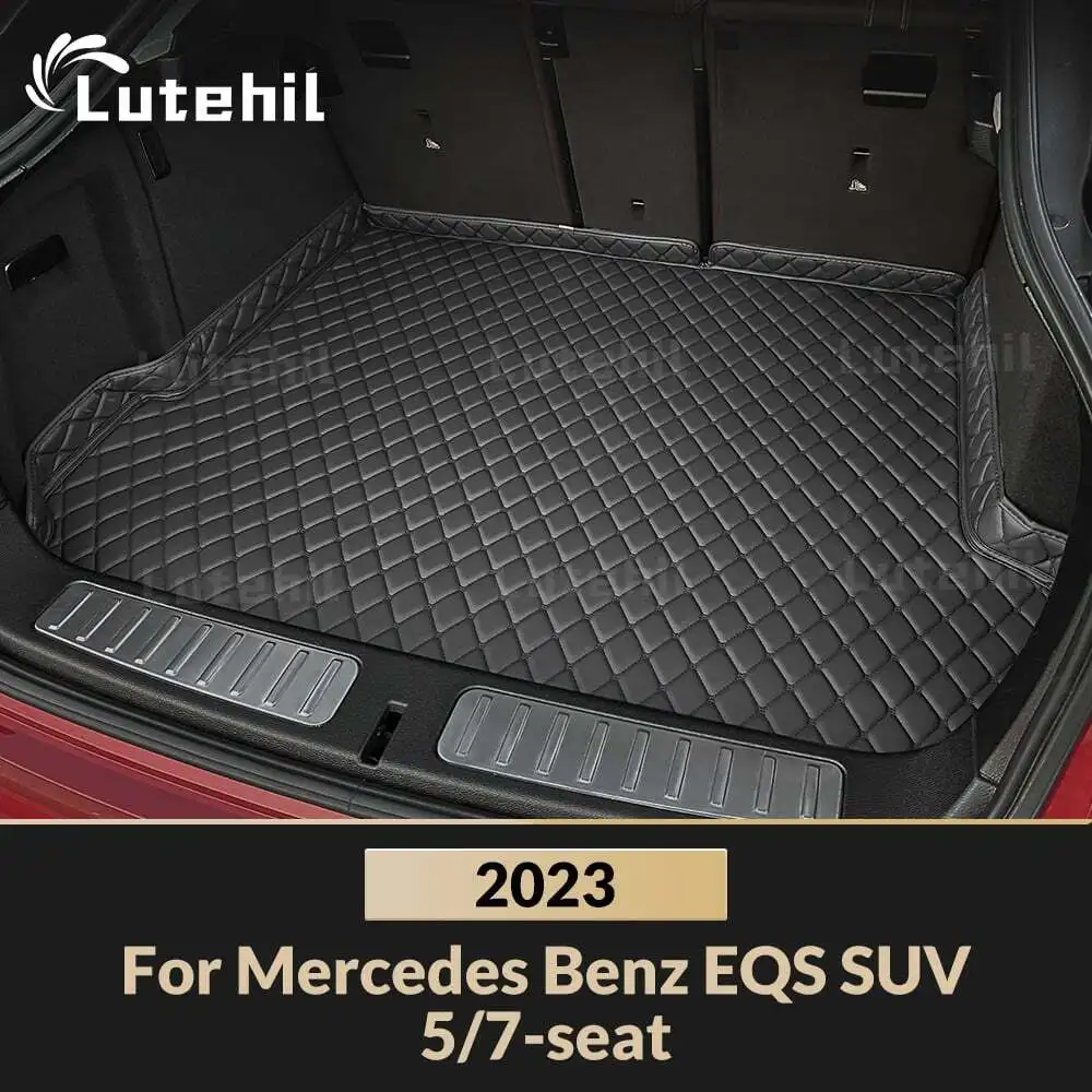 

For Mercedes Benz EQS SUV 5/7-seat 2023 Custom Car Trunk Mat Anti-dirty Pad Protective Pad Cargo Liner Auto Interior Accessories