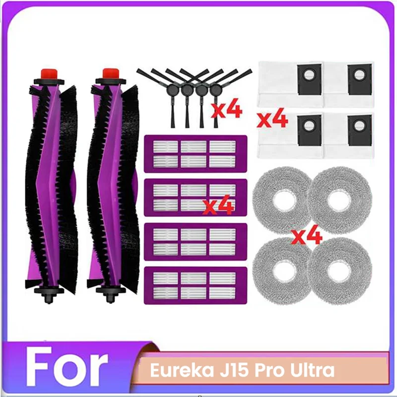 

Classy-18 шт., щетка для пылесоса, мешок для пыли и набор фильтров для Eureka J15 Pro Ultra, запасные части для пылесоса