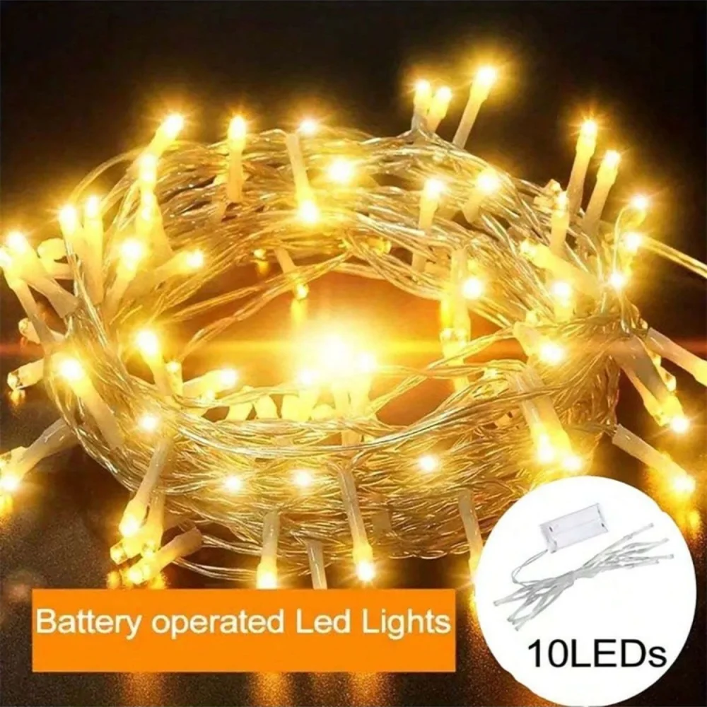 

1 шт. 1,5M10LED/3M20LED/6M40LED крытый и открытый аккумуляторный ящик сказочный гирляндный светильник, используемый для свадьбы, вечеринки и украшения двора